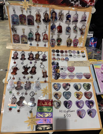 Artist Alley Display
